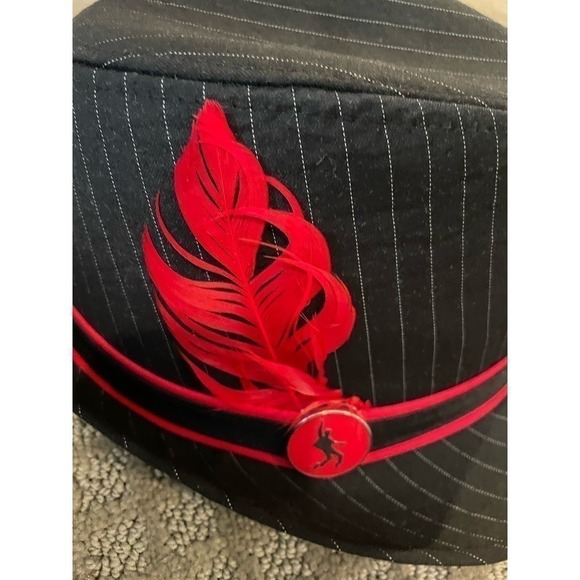 Jailhouse Rock Silhouette Pinstriped Fedora - Picture 2 of 6